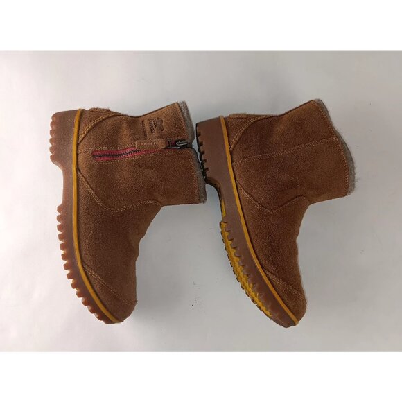 Sorel Meadow Women’s sz 8.5 Tan Brown Zip Waterproof Suede Boots NL2189 287 - Picture 7 of 14